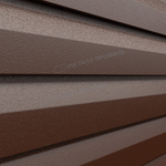 Сайдинг металлический Корабельная доска VIKING MP 0,45мм RALL 8017-Шоколадно-коричневый