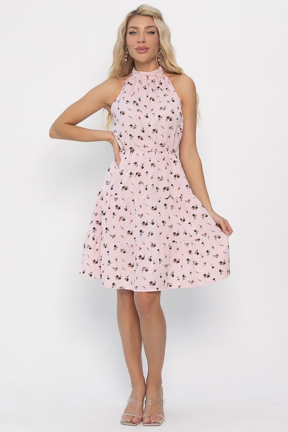 Платье Алюния (розовое) П13822-36М LT Collection