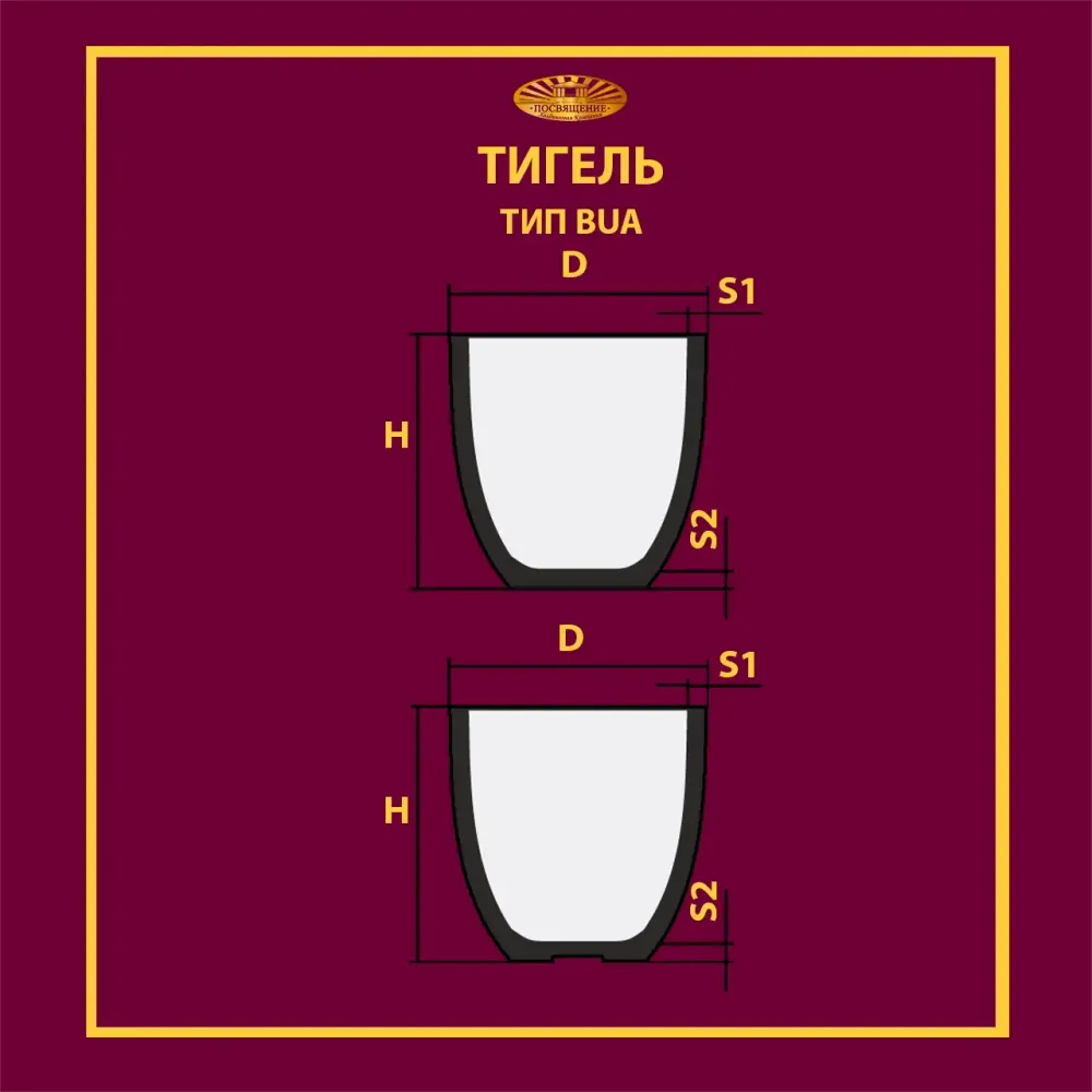 Тигель BUA 1000 L2 Тигель BUA 1000 L2