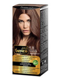 Белита-М Hair Happiness Крем-краска для волос аммиачная №6.35 золотистый темно-русый