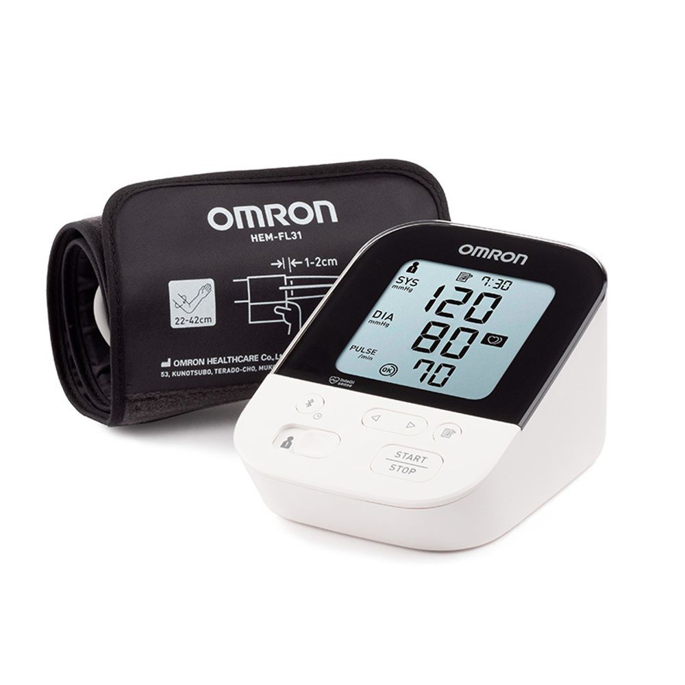 OMRON M4 Intelli IT (манжета Intelli Wrap 22-42 см, с возможностью подключения к смартфону, память на 2х пользователей) НОВИНКА 2021!!!