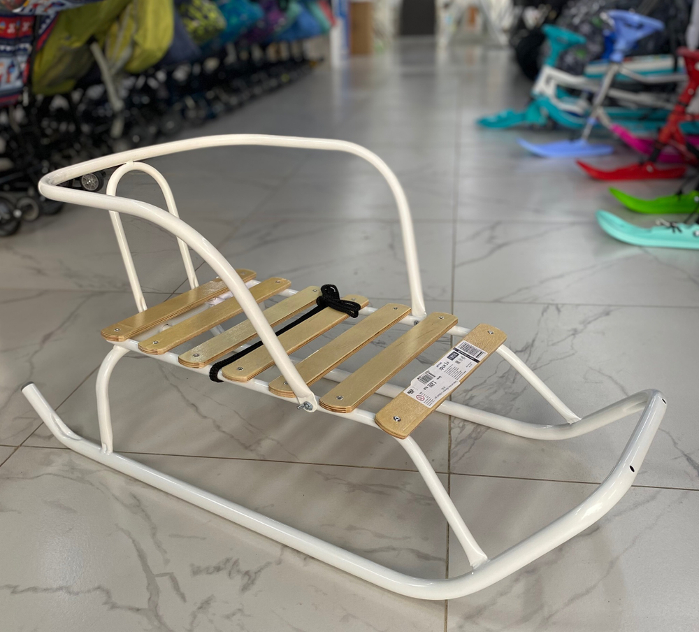 Санки детские «Ветерок 1» белый (арт. В1/Б)