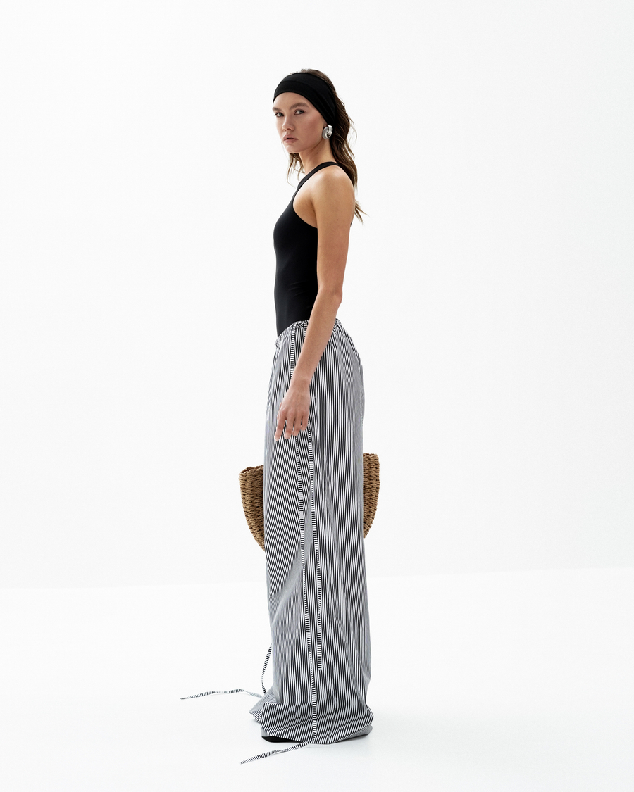 №038 Пижама городская (синяя полоска)