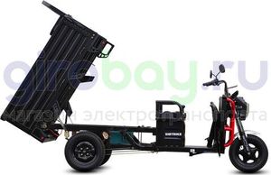 Грузовой электрический трицикл WHITE SIBERIA SIBTRIKE CARGO 1500W (60V/36Ah) - версия 2025 года фото №8