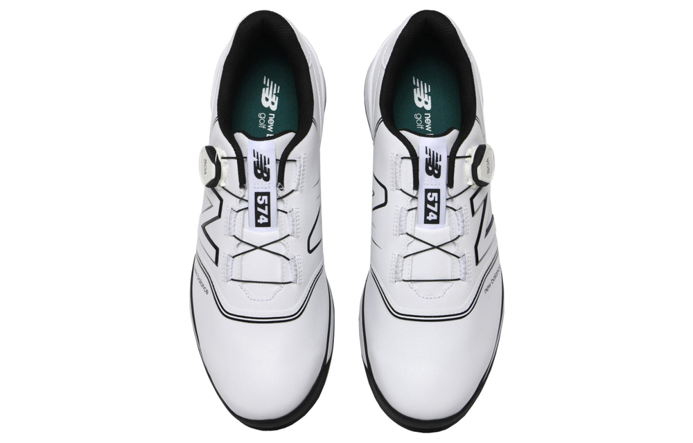 New Balance 574 Golf "White Black"