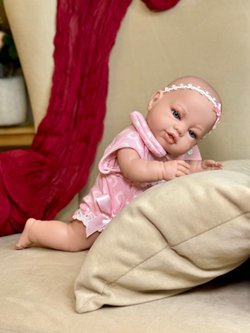 Кукла Berbesa 42см Recien Nacido с пледом (5116K)