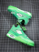 AIR JORDAN 4 RERO X OW GREEN/GREEN/WHITE