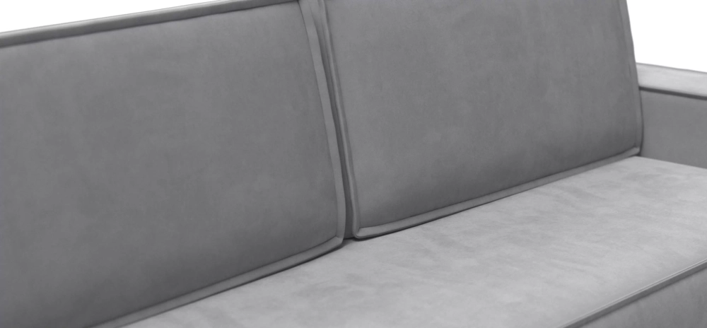 Диван Лофт велюр Монолит сталь — прямой диван в стиле лофт