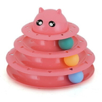 Интерактивная игрушка для кошки «Инопланетянин» 25*19см цвет розовый Ultramarine