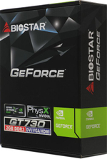 Видеокарта Biostar NVIDIA  GeForce GT 730 VN7313THX1 2ГБ GDDR3, Low Profile,  Ret
