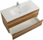 Тумба с раковиной BelBagno MARINO-CER-N-1000-2C-SO-RR-P Rovere Rustico