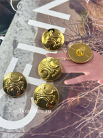 Пуговицы Сел. золотистые