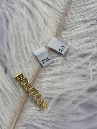 Размерник белый "2XL" 14 мм