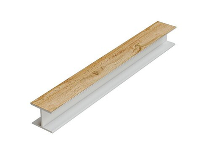 Соединительный элемент для цоколя ПВХ 180 гр. Дуб Вотан