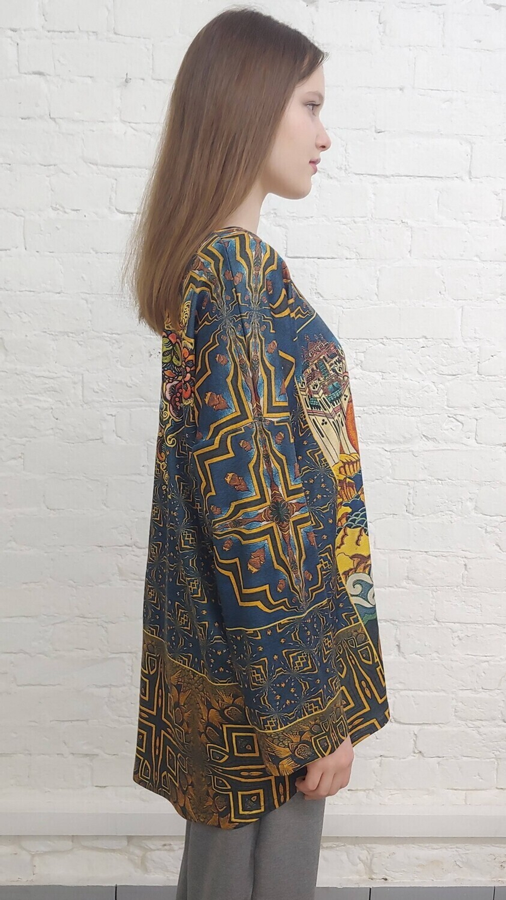 Туника "Корабль" по мотивам картины Ивана Билибина «Святые Борис и Глеб на корабле»