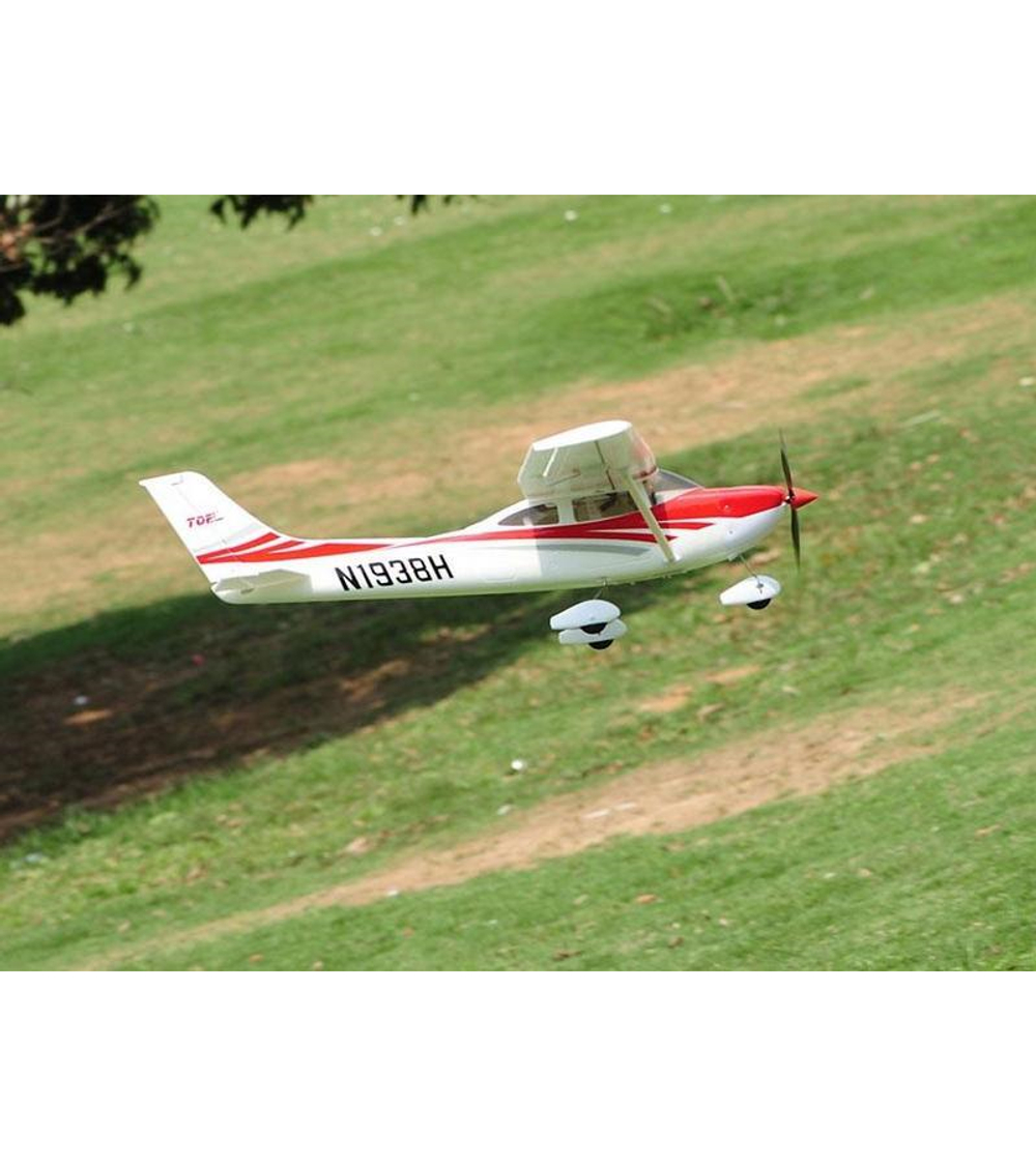 Р/У самолет Top RC Cessna 182 400 class красная 965мм 2.4G 4-ch LiPo RTF