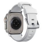 Спортивный ремешок Nomad Rugged Band Limited Edition для Apple Watch 44, 45, 46 мм и Ultra 2–3 Водостойкий ремешок из фторэластомера с классической застёжкой из нержавеющей стали