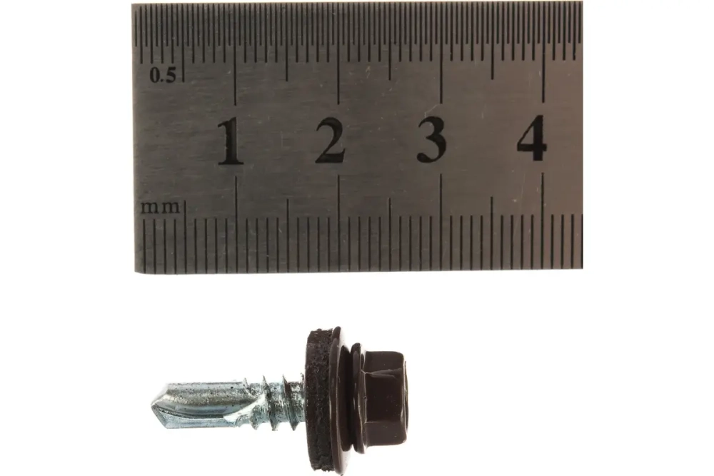 Саморез кровельный Daxmer 5,5х19 RAL 8017