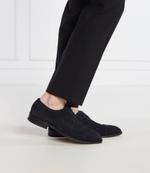 Кожаные дерби derrek_derb_sdctly BOSS BLACK - темно-синий(50514947)