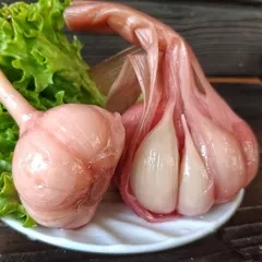 Чеснок соленый со свеклой / 500 гр