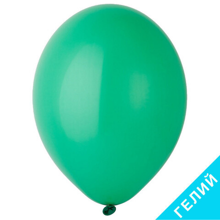 Воздушный шар, цвет 135 - зелёный, пастель, с гелием