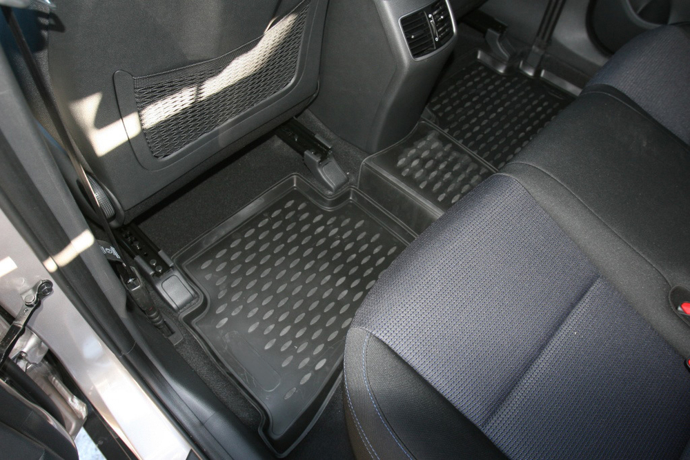Коврики Standard, 3D в салон HYUNDAI Tucson, 2015- , 4 шт. (полиуретан, чёрные) Element.CARHYN00001