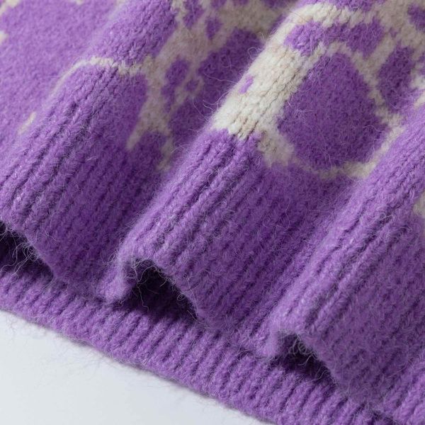 Свитер Kelp Фиолетовый - фото 8