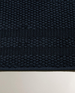 Zara Home - Нескользящий коврик для ванной из хлопка, синий, 50x70 см