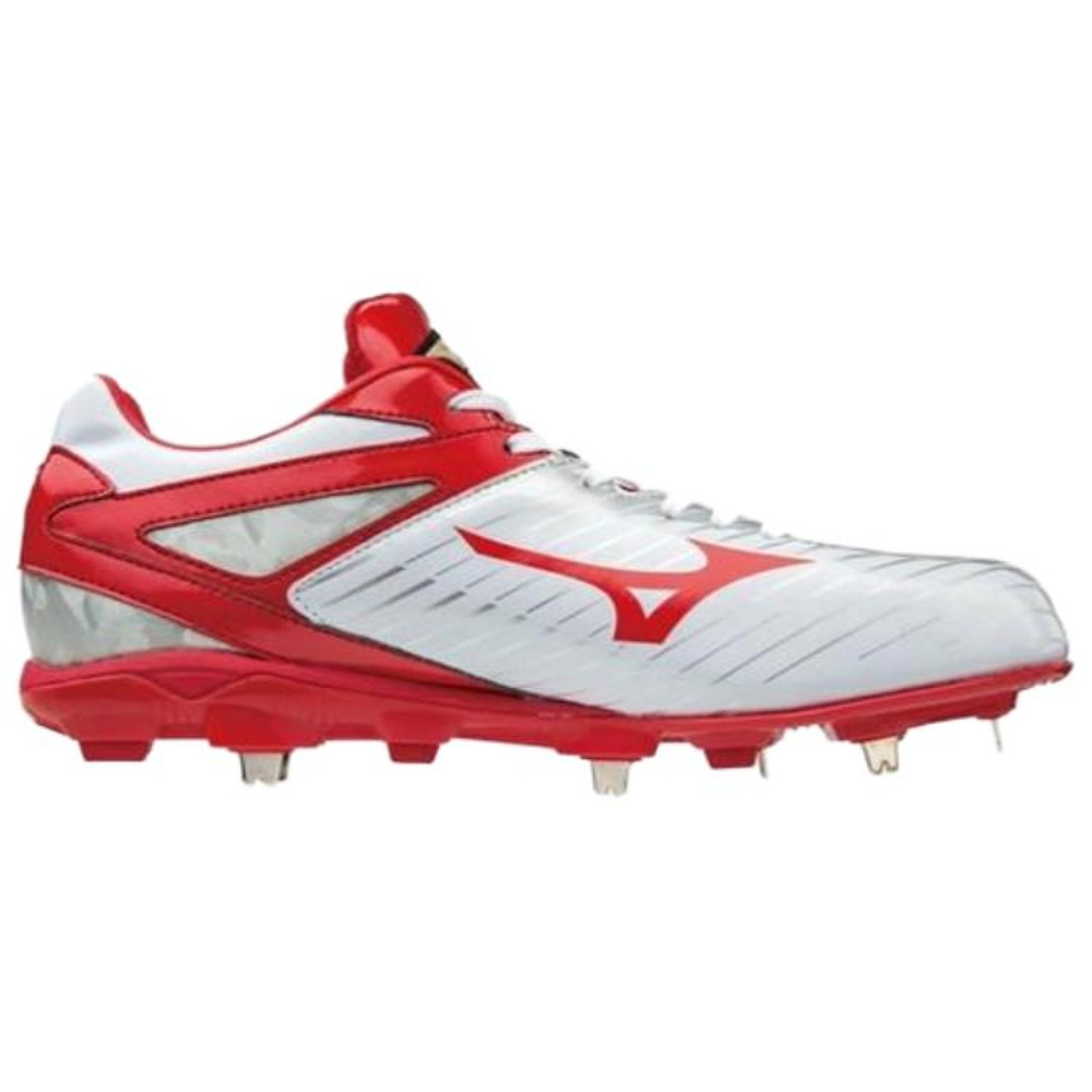 Mizuno Global Baseball Shoes Unisex White Red