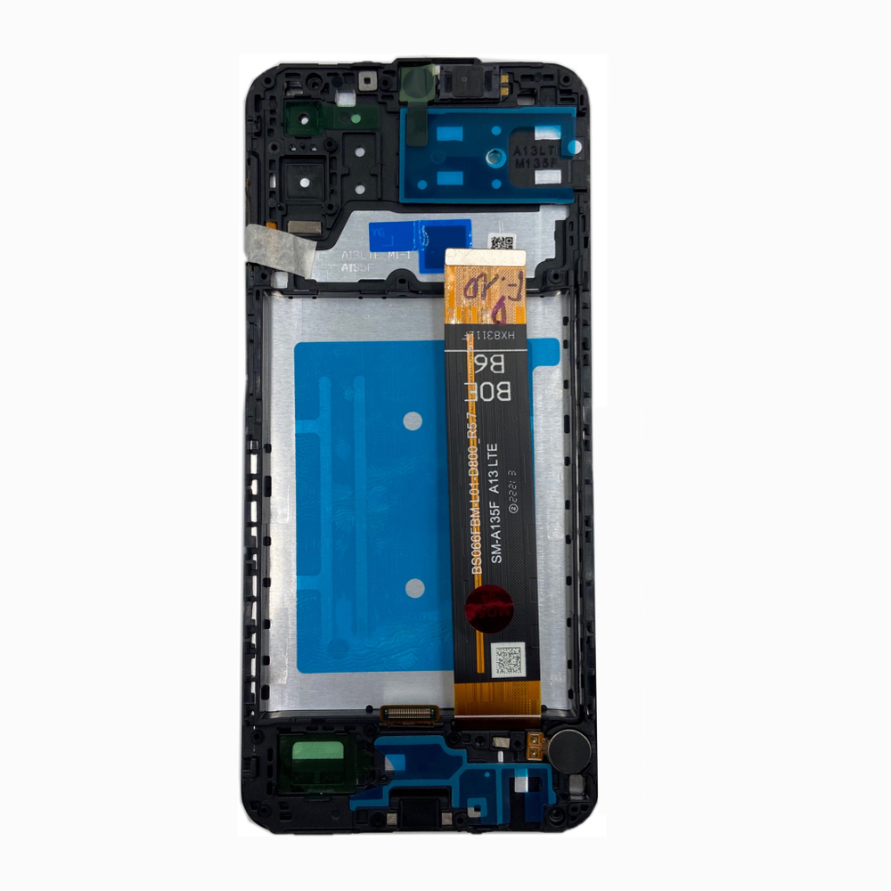 Дисплей для Samsung Galaxy A13 (A135F/A137F) с тачскрином и рамкой Черный - OR Ref. (SP)