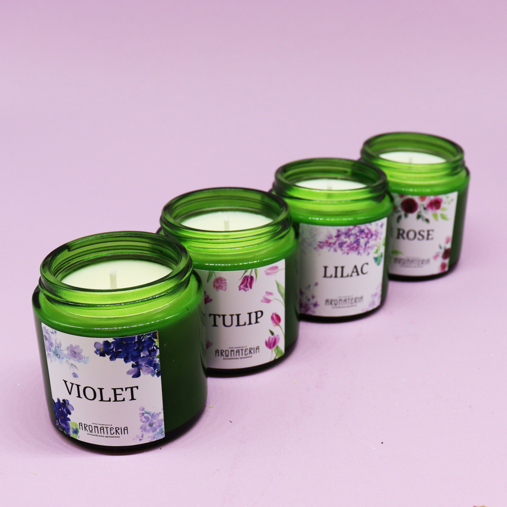 Ароматическая свеча "VIOLET"