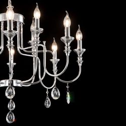 Citilux Рига CL437221 Люстра подвесная Хром