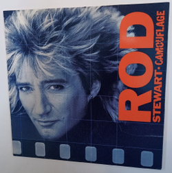 Винтажная виниловая пластинка Rod Stewart Camouflage (1984)