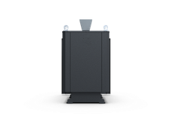 Банная печь Душа- 15 Кожух угловой Закрытая Каменка 8мм панорама