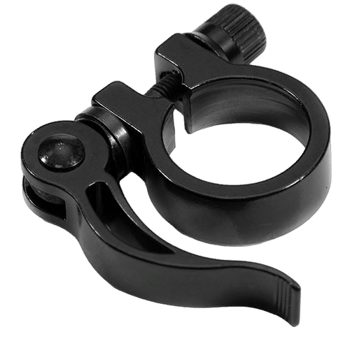 Хомут подседельный TRIX JB-KC007, 28.6мм с эксцентриком, алюминиевый, черный