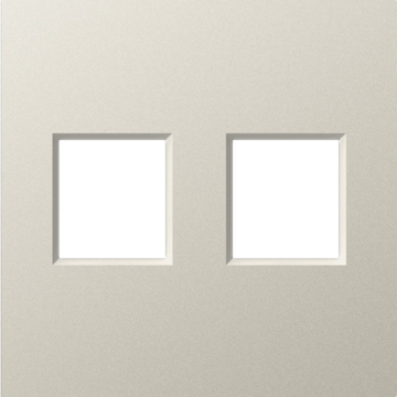 Накладка 2-я для розеток RJ45, TV, SAT,  матовый кашемир,  серия A07