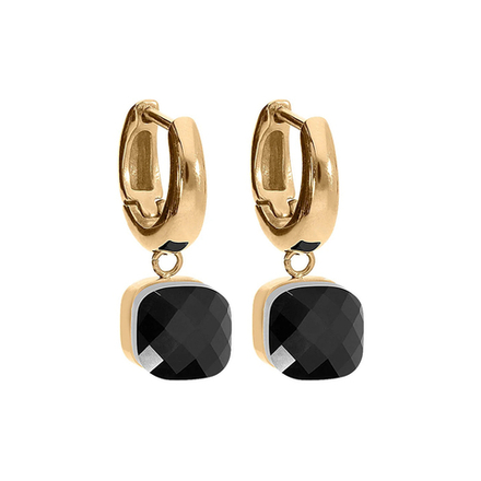 Серьги Qudo FIRENZE (G) Jet 107001/20-5301