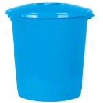 Бак 50л с крышкой (Голубой)