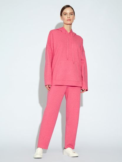 Женский свитер розового цвета из вискозы - фото 4