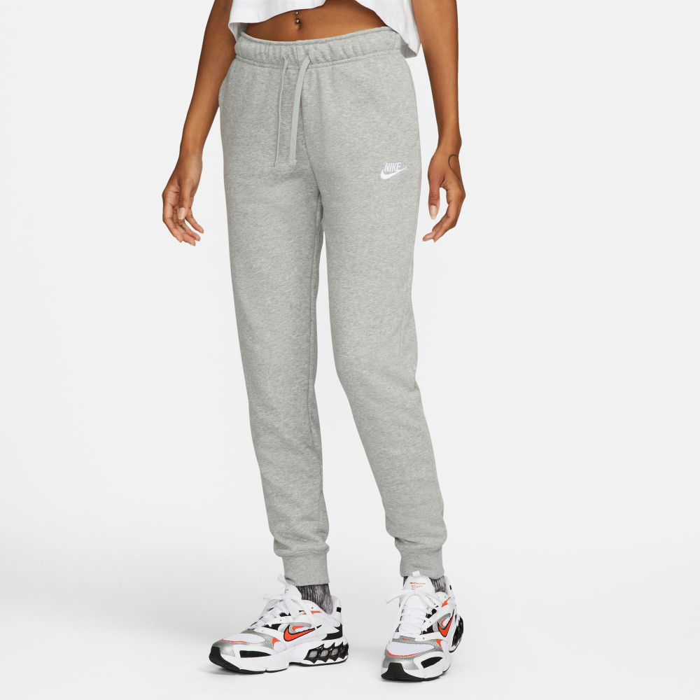 Женские теннисные брюки Nike Sportswear Club MR STD Training Pants Women - Lightgrey