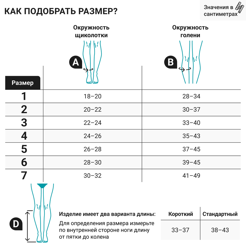 Компрессионные гольфы, 2 класс компрессии VENOTEKS  Medical  2P181