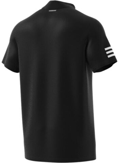Мужское поло теннисное Adidas Club 3STR Polo - black/white