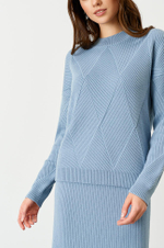 22740 Джемпер женский (голубой)