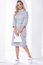 Платье "Никс" (светло-серое) П8128 LT Collection