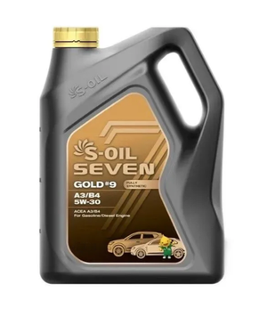 Масло моторное S-OIL 7 GOLD #9 A3/B4 5W-30 5 л
