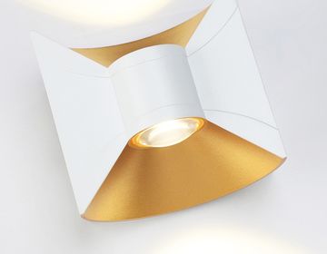 Светильник уличный светодиодный настенный 6W 4200K ST4471 WH/GD белый/золото LED IP54 92*98*55 Garden Ambrella