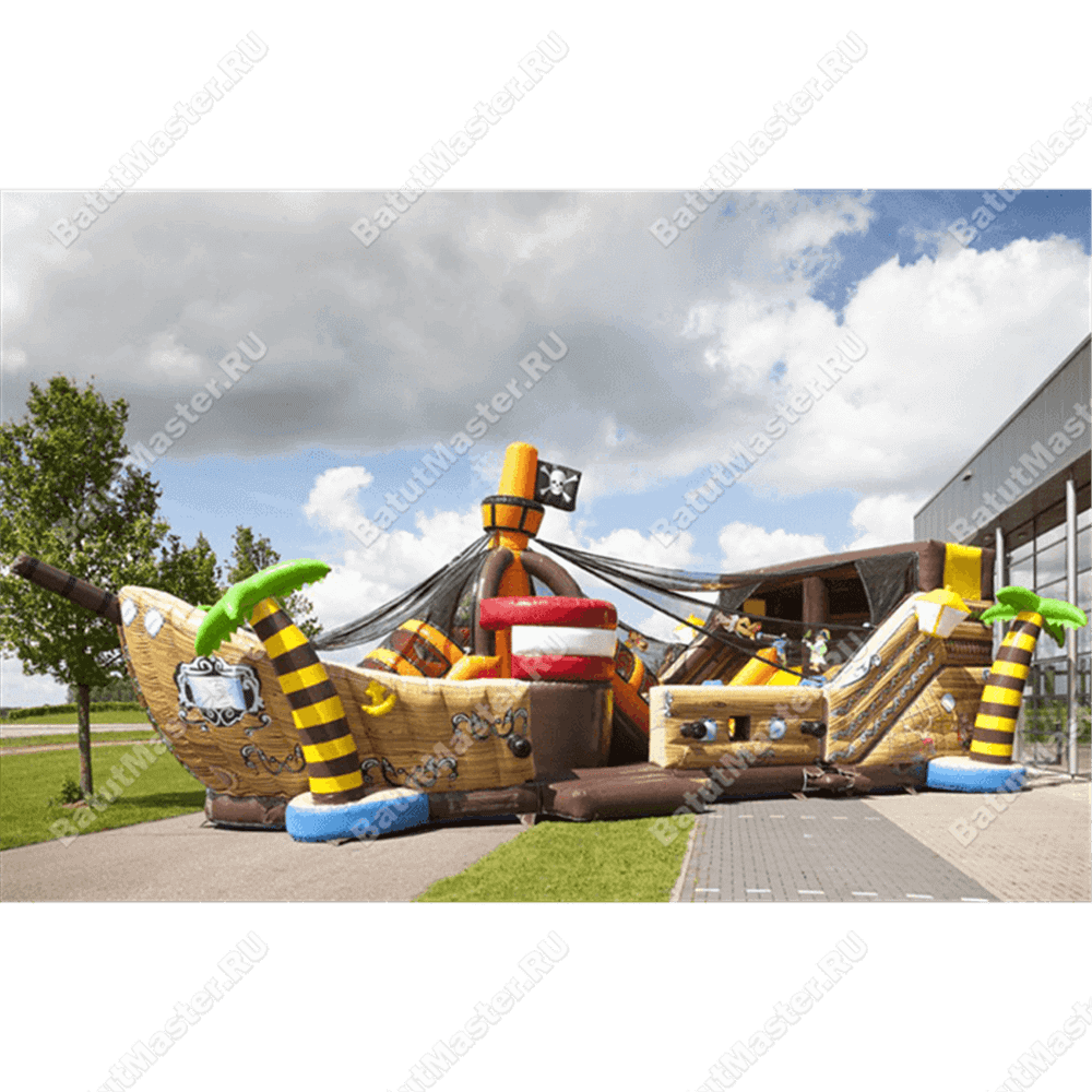Надувной корабль "Пираты Карибского моря"