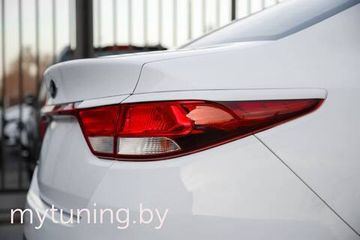 Реснички на фонари задние для Kia Rio IV