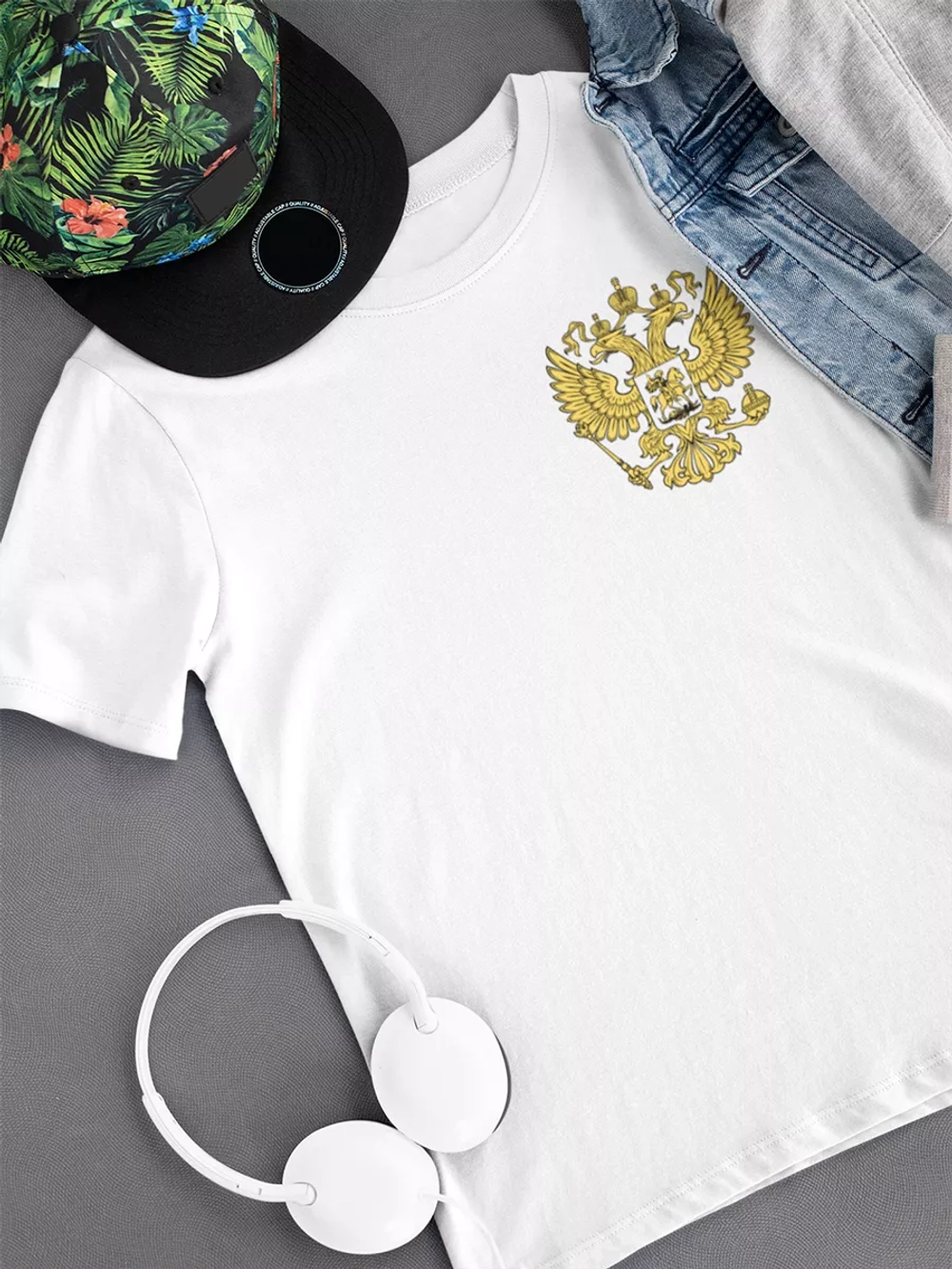 Футболка с гербом России