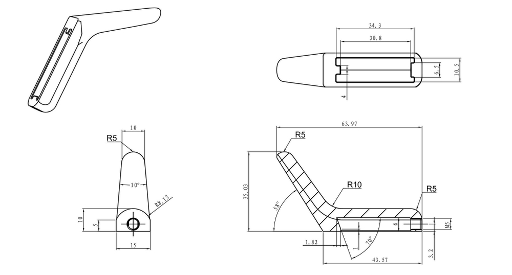 Крючок для ванной WONZON & WOGHAND, Брашированный никель (WW-V4301-BR)